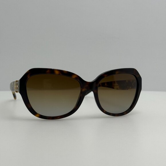 NEW COACH unisex hc5106 round eyeglasses in shiny brown display picture 3
